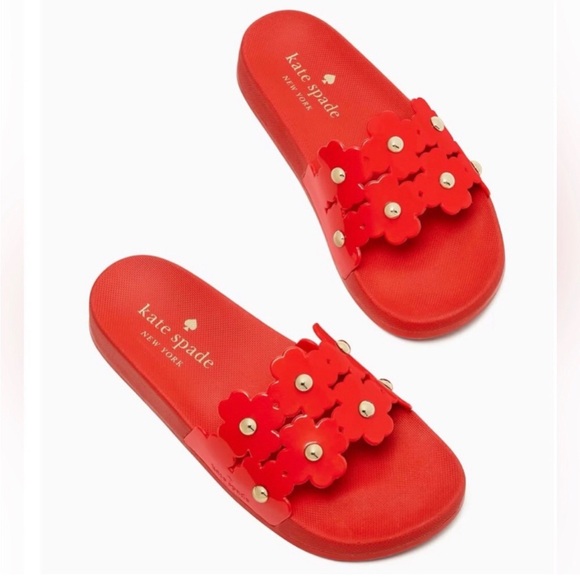 kate spade Shoes - Kate Spade Daisy pool slides
